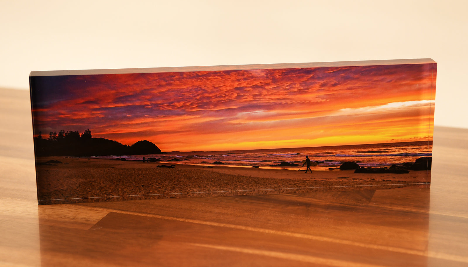 Acrylic Block. Shelly Beach, Port Macquarie